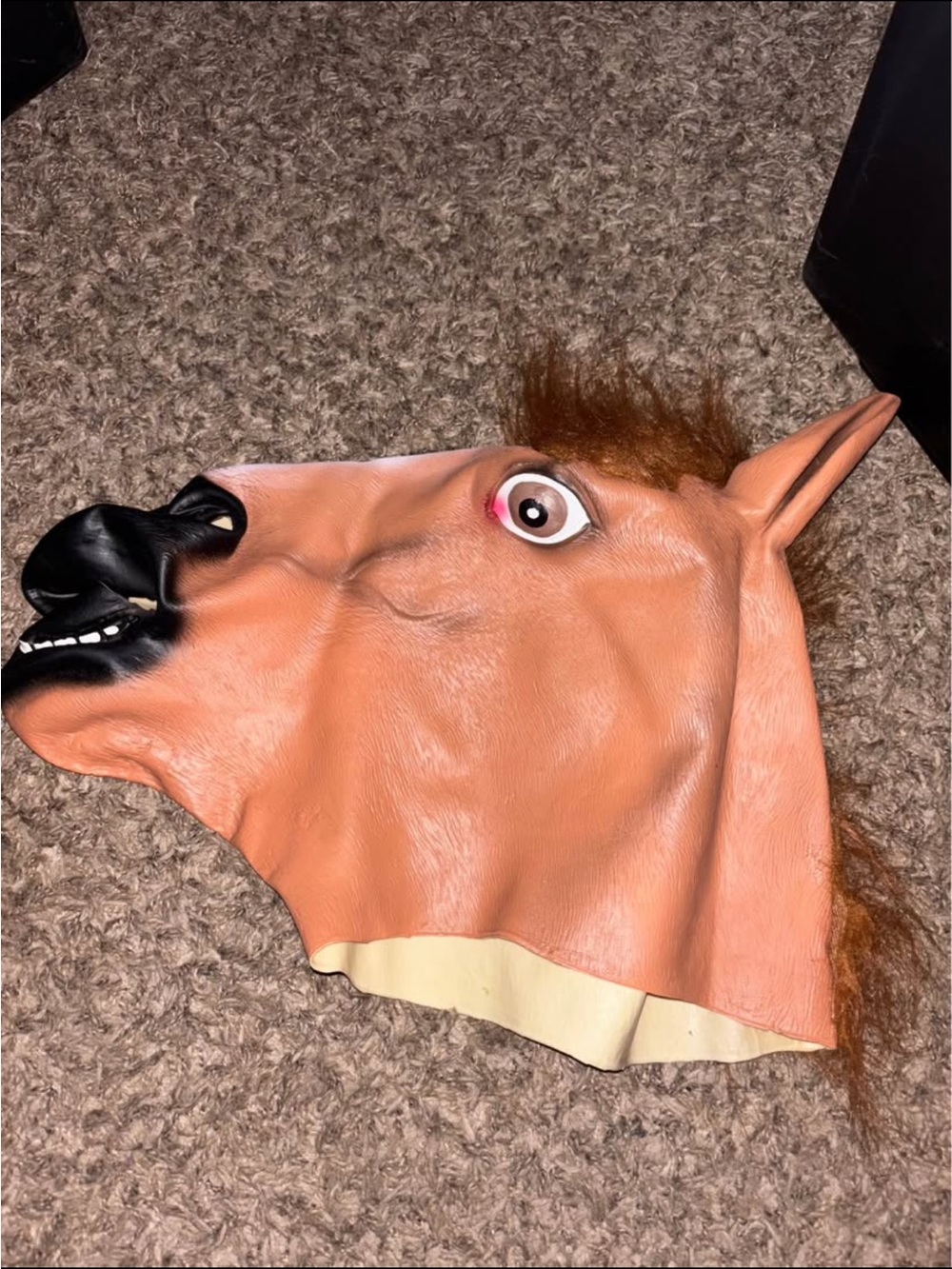 Funny Horse Head Mask Full Coverage Latex Costume
